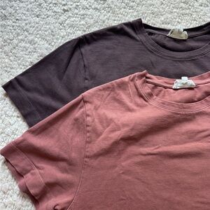 Set of two Kenneth Shirts by Octobre Editions Men's Short Sleeve Tees